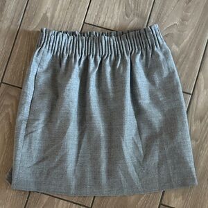 NWT J. Crew Gray wool blend lined stretchy gray dress skirt women’s size 6